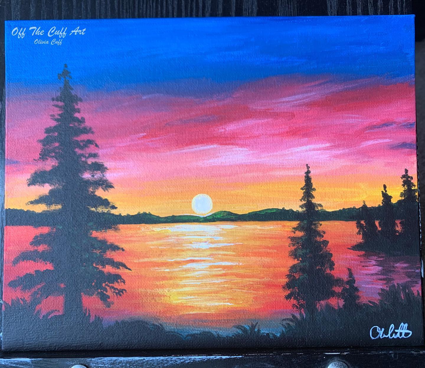 Sunset lake