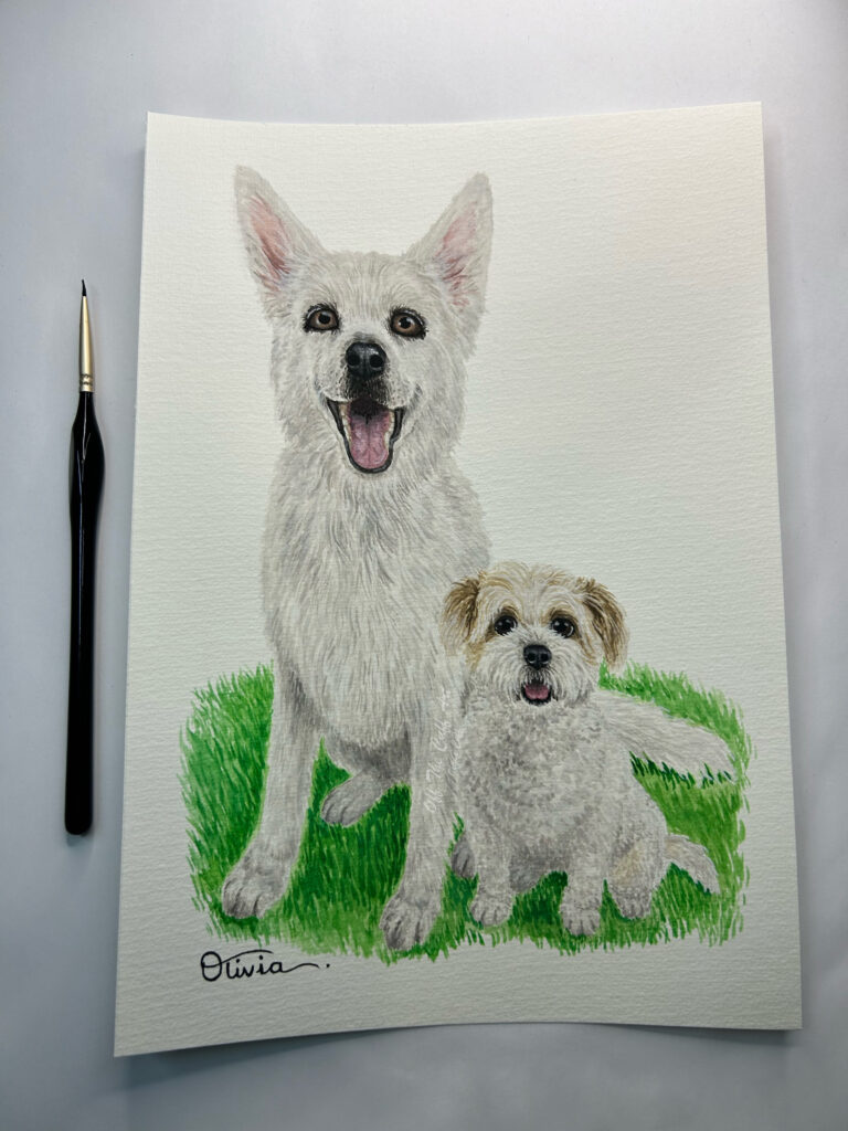 dogs ice & lucky