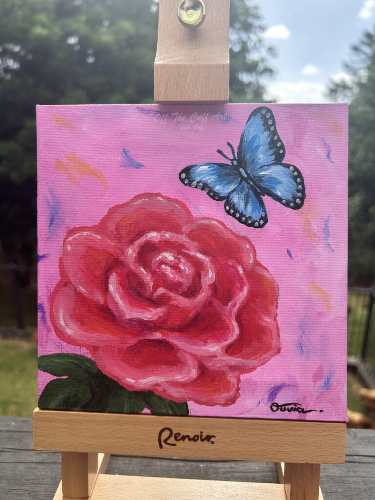 Mini rose butterfly