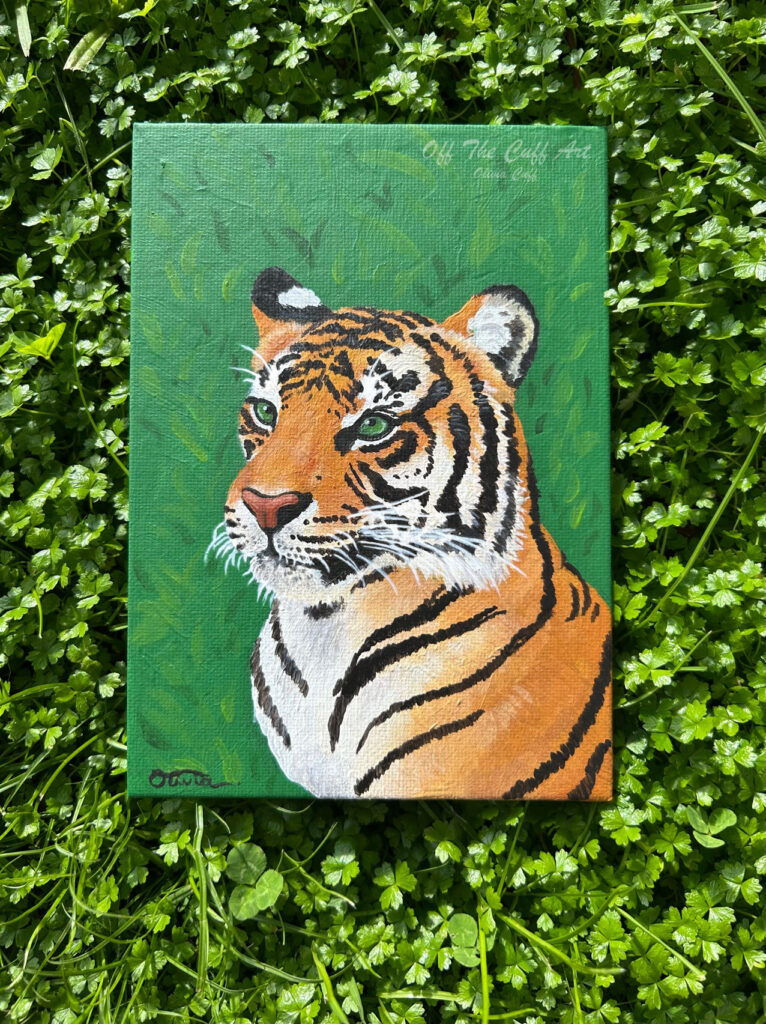 a tiger